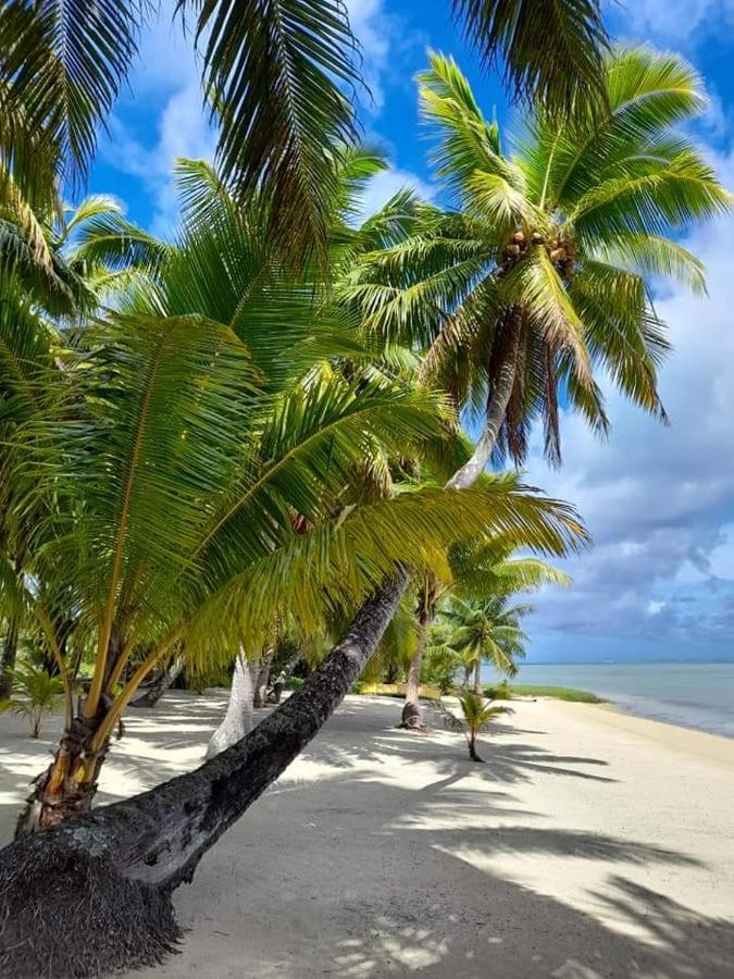 Paparei Beachfront Bungalows, Aitutaki Arutanga ภายนอก รูปภาพ