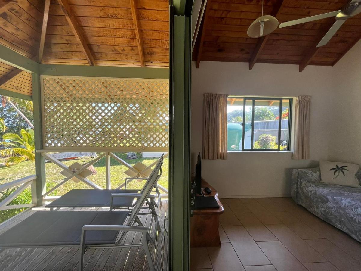 Paparei Beachfront Bungalows, Aitutaki Arutanga ภายนอก รูปภาพ
